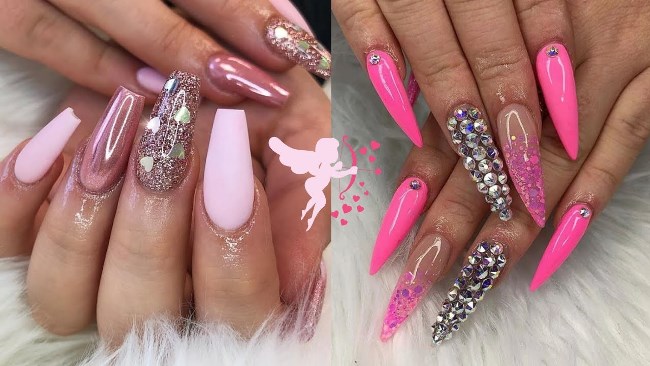 Featured image of post Valentines Day Acrylic Nail Ideas 2021 / Those colors are gorgeous, and you should totally wear them if you want (we have options below).