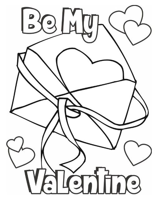 valentines day coloring pages