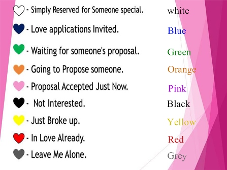 Valentine’s Day 2020 Color Code