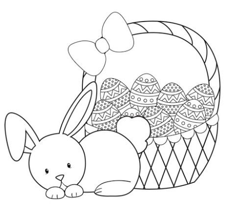 Happy Easter Day Coloring Pages 2020