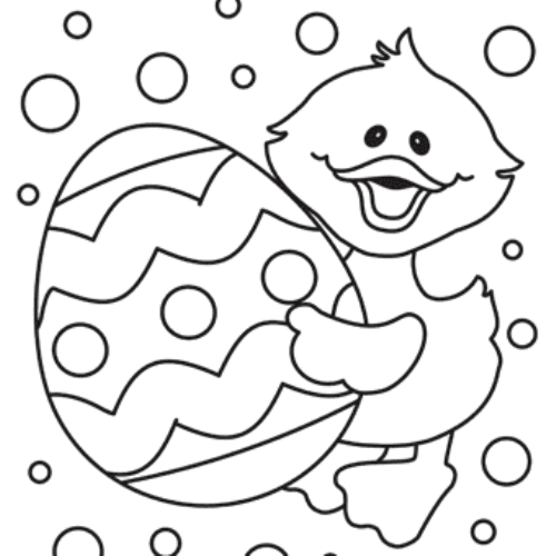 easter toddler coloring pages