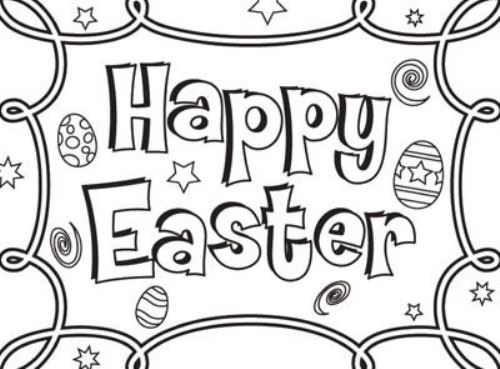 Easter Bunny coloring pages 2020