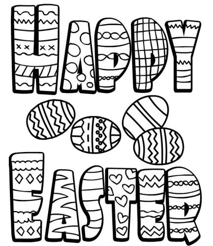 easter bunny coloring pages printable