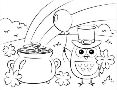 St Patrick’s Day Coloring Pages 2020