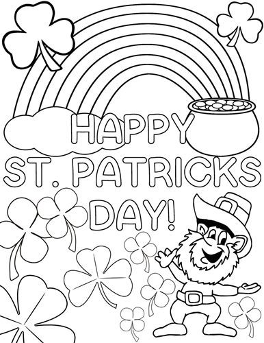 St Patrick S Day Coloring Pages 2021 Religious Colouring Pages For Kids