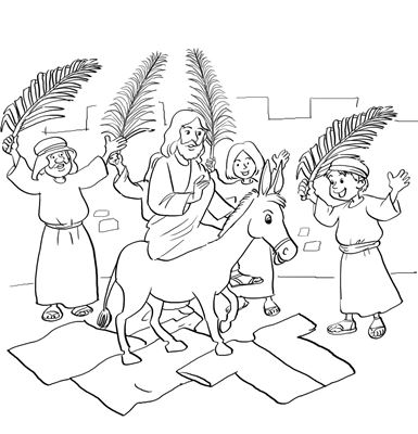 Palm Sunday Coloring Pages 2020