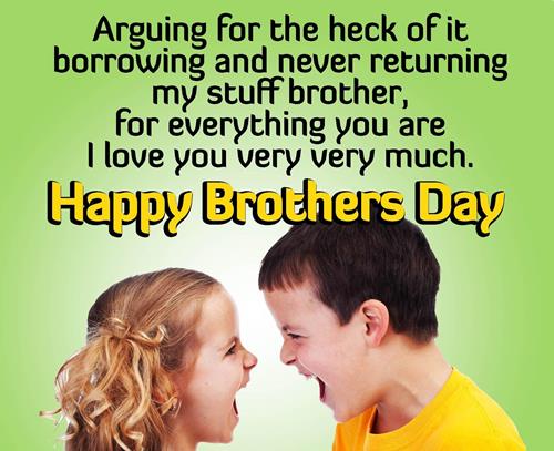 Happy Brothers Day Wishes Quotes