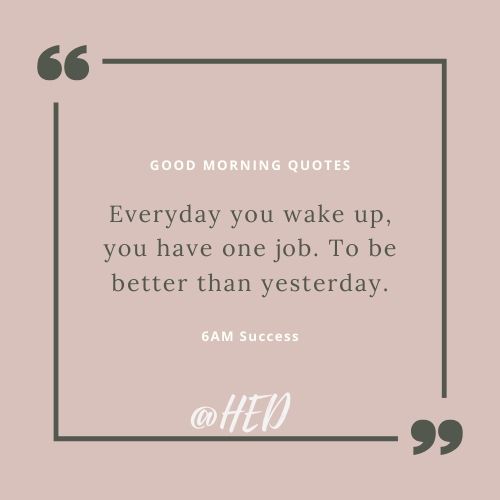 Good Morning Quotes