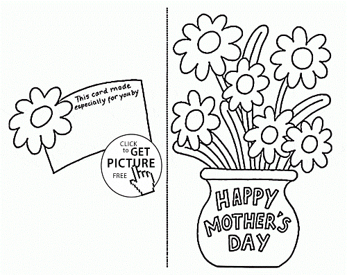 Mother Day Coloring Sheets