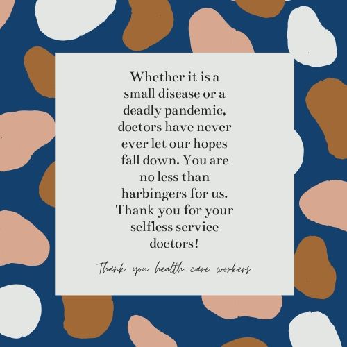 Thank You Healthcare Workers Quotes