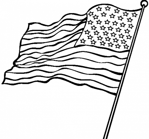 Free Black and White Memorial Day Clip Art