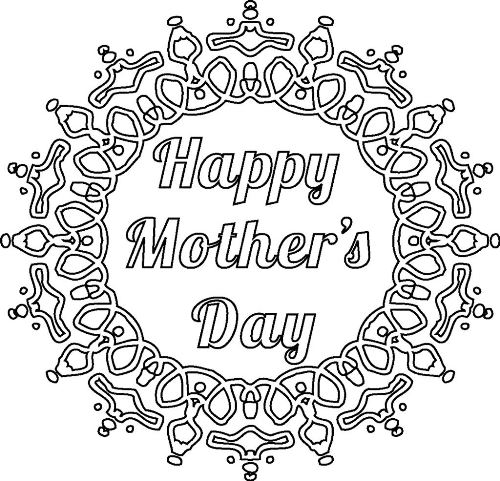 Mother’s Day Coloring Pages