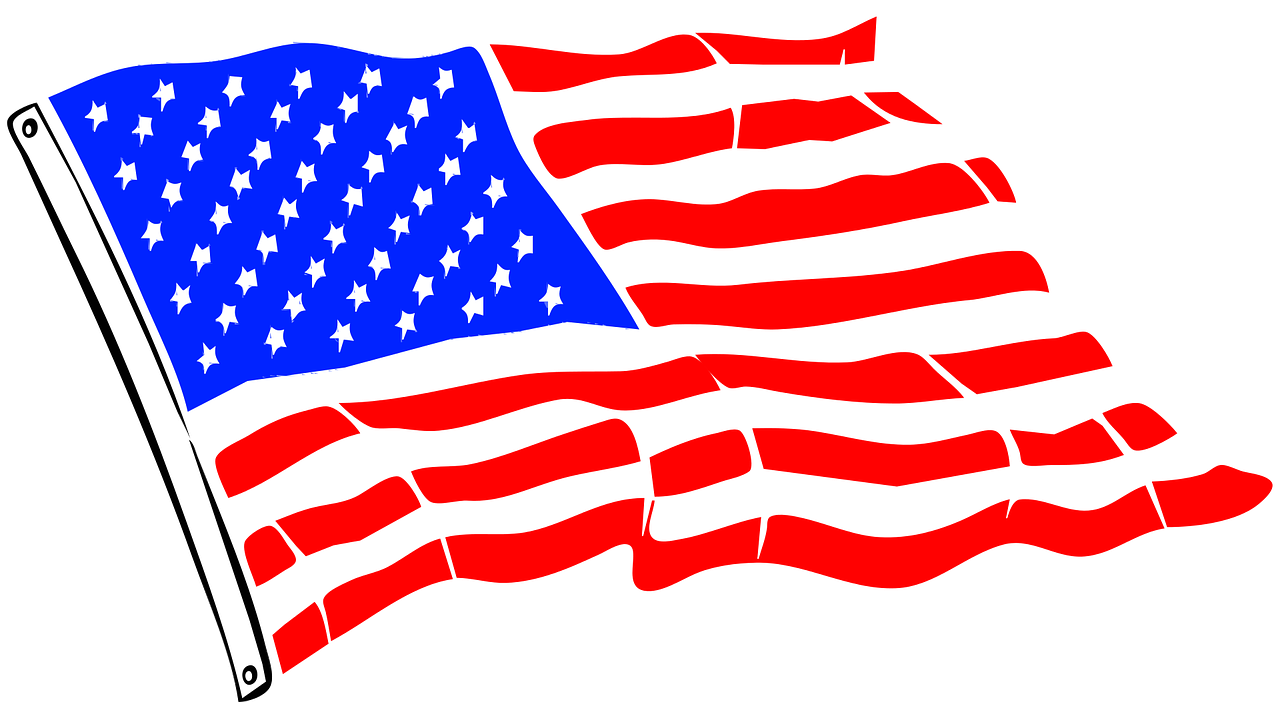 American Flag Craft Template