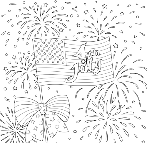 4th Of July Coloring Pdf