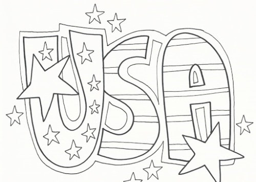 Printable Fourth of July Coloring Pages
