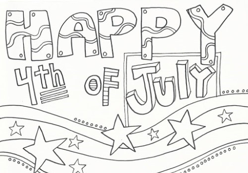 Printable Fourth of July Coloring Pages