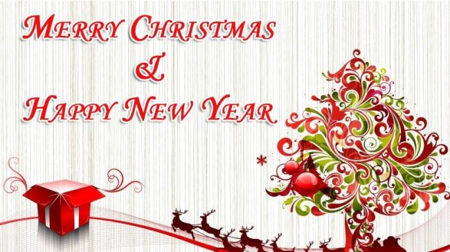 Merry Christmas and Happy New Year Wishes