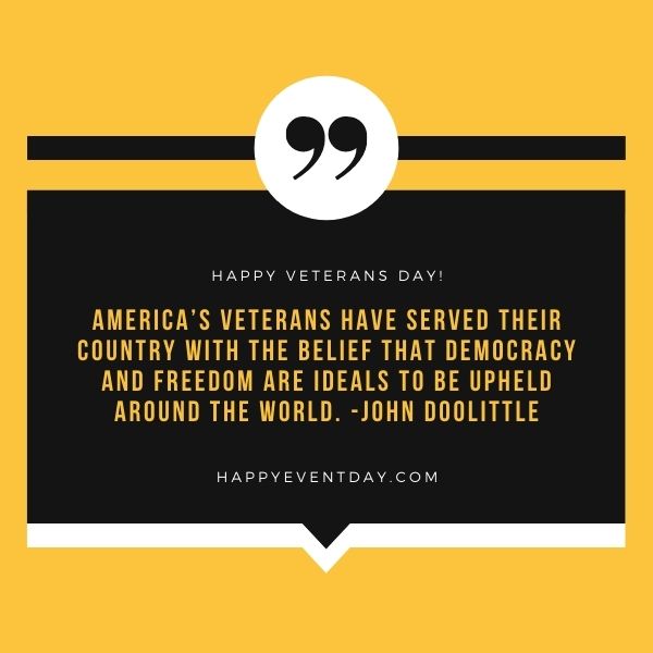 Happy Veterans Day Quotes