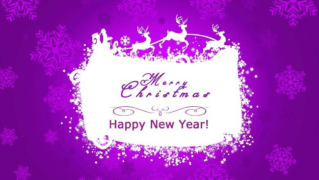 Merry Christmas And Happy New Year 2022 With Purple Merry Christmas And Happy New Year 2022 Hd Wallpapers