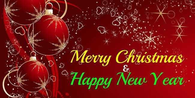 Merry Christmas and Happy New Year Wishes Messages
