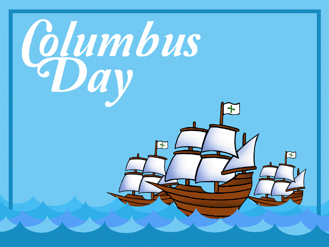 Columbus Day Greeting Cards