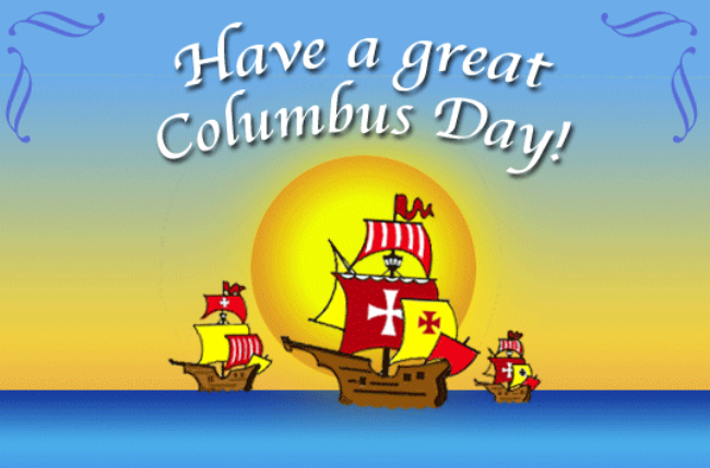 Columbus Day Greeting Cards