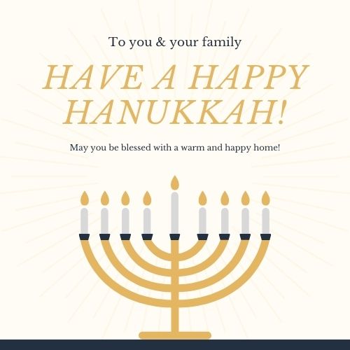 Hanukkah Greetings for Cards
