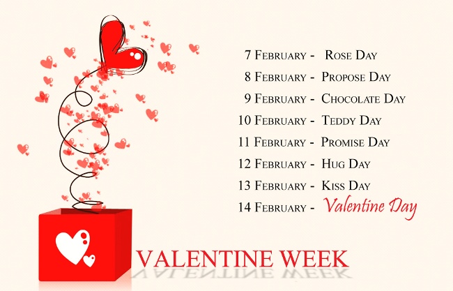 Happy Valentines Week Days