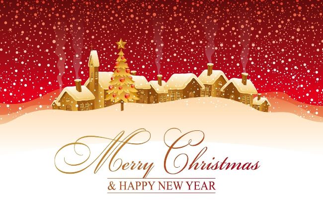 merry christmas and happy new year images
