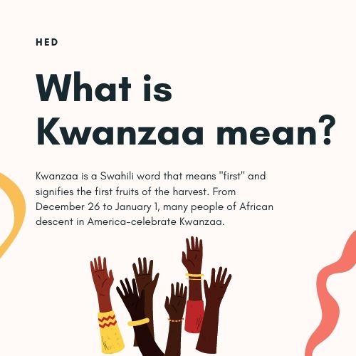 What is Kwanzaa Mean?