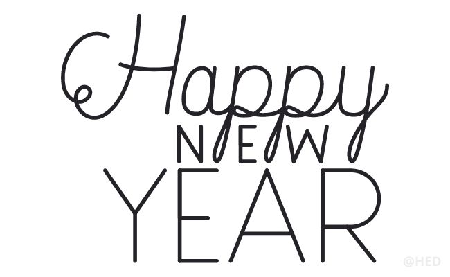 Happy New Year Coloring Pages