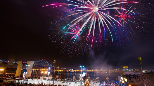 new year's eve fireworks show near me