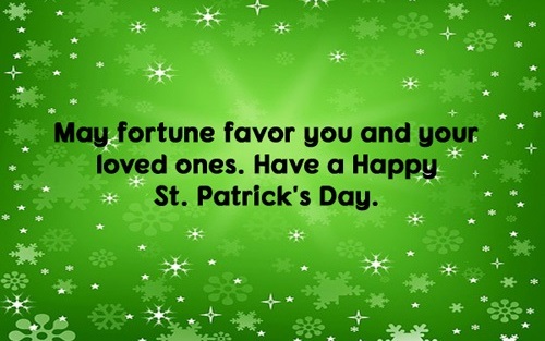 St Patrick's Day wishes messages
