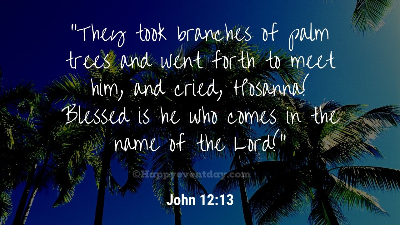 Palm Sunday 2023 Quotes From the Bible | Palm Sunday Wishes Images