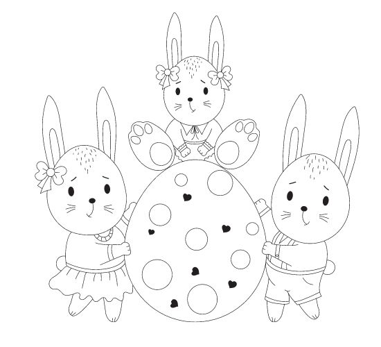 Easter Egg Coloring Pages