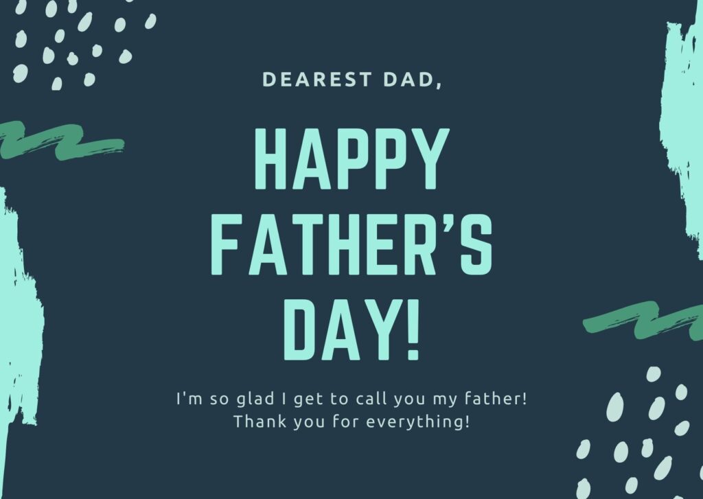 Happy Fathers Day Card Ideas