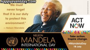 International Nelson Mandela Day quotes