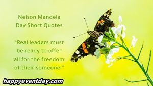 Nelson Mandela Day Short Quotes
