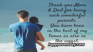 happy Parents Day Wishes From Daughter
