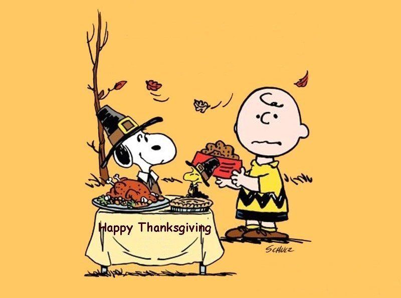 snoopy thanksgiving images