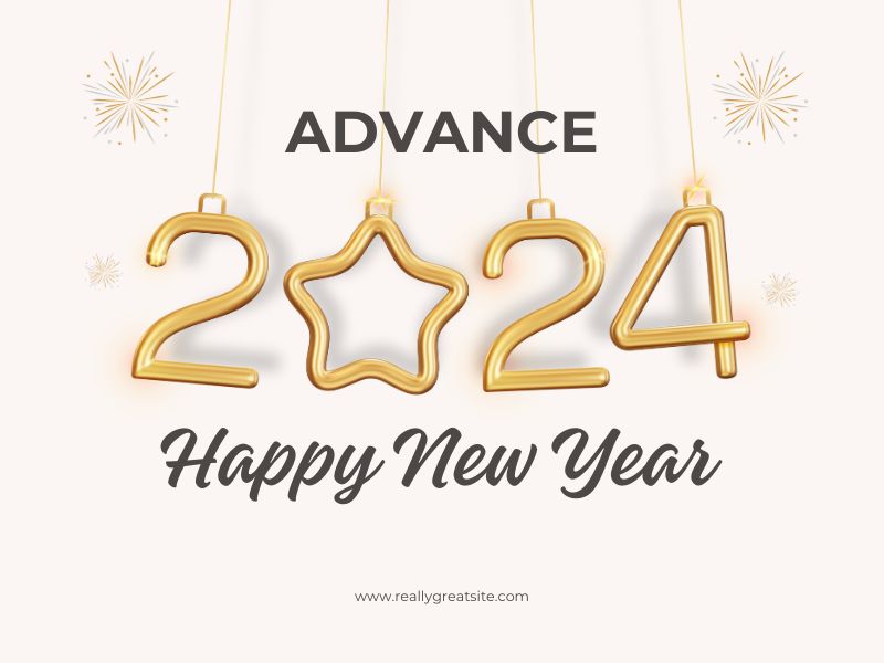Advance Happy New Year 2024 Images 