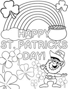St Patrick’s Day Coloring Pages 2021 | Religious Colouring Pages for Kids