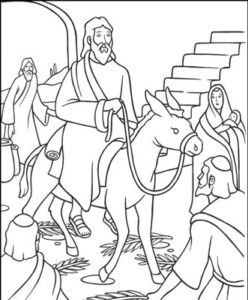 Happy Palm Sunday Coloring Pages 2022 & Coloring Sheets