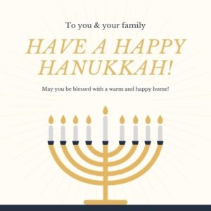 Happy Hanukkah 2023 Greeting Cards, Messages & Wishes