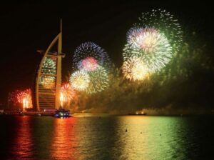 Burj Khalifa Fireworks 2023 Celebrates On New Years Eve 2022