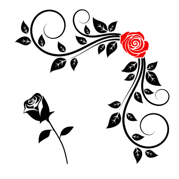 25 Simple Rose Clipart PNG 2021 Free Download - Happy Event Day