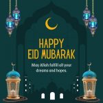 Happy Eid Mubarak Card 2022 for Whatsapp and Facebook