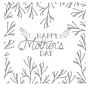 Mother's Day Coloring Sheets