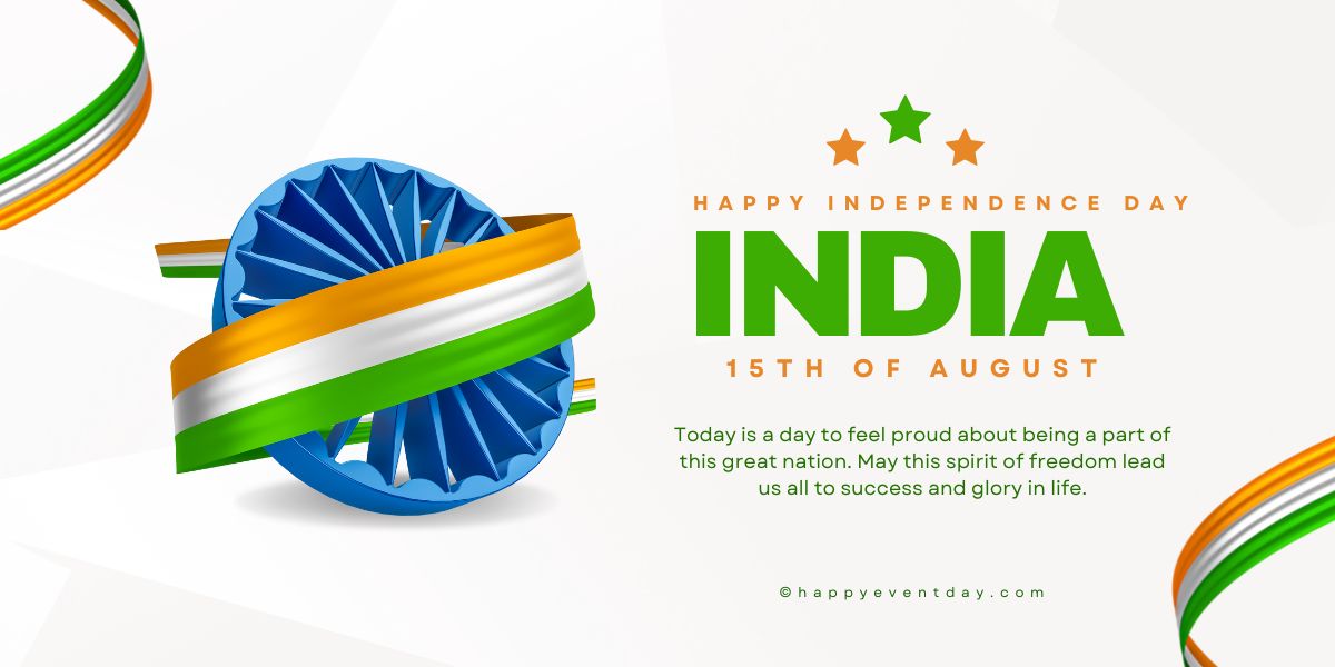 Today is a day to feel proud about being a part of this great nation. May this spirit of freedom lead us all to success and glory in life.