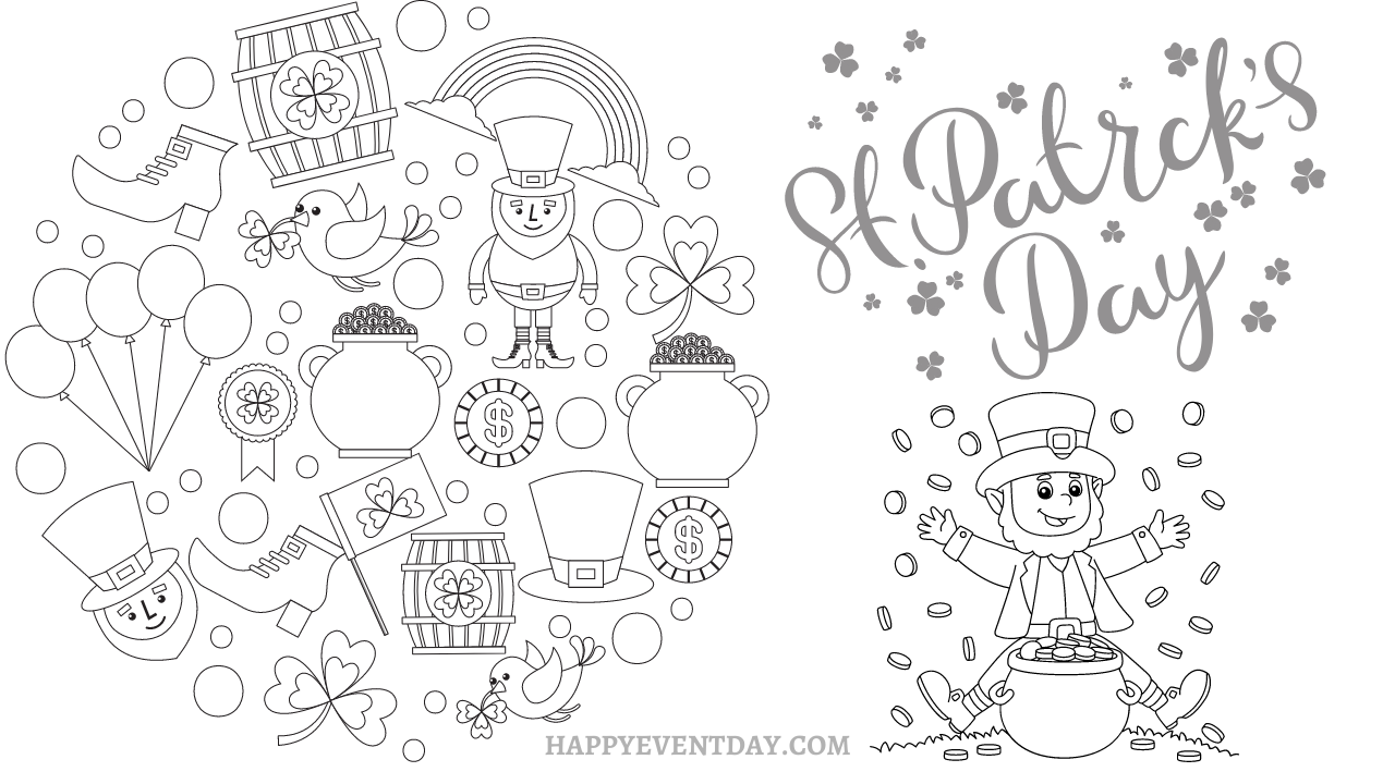 St Patrick’s Day Coloring Pages